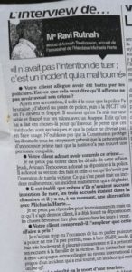 Extrait d'un entretien paru dans l'Express en janvier 2014